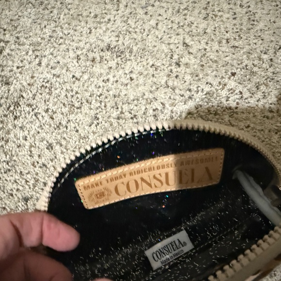 Consuela Blue Jag small cosmetic case - Picture 2 of 3